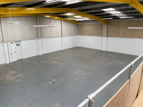Unit 13 Mead Park, Harlow, Industrial To Let - Warehouse from mezzanine.jpg