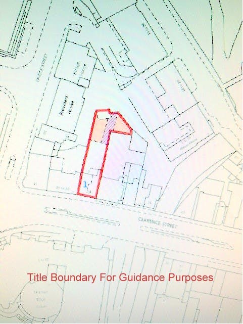 33 Clarence Street, Staines-upon-Thames, Investment / Office For Sale - 33 Clarence Street Title Boundary.jpg