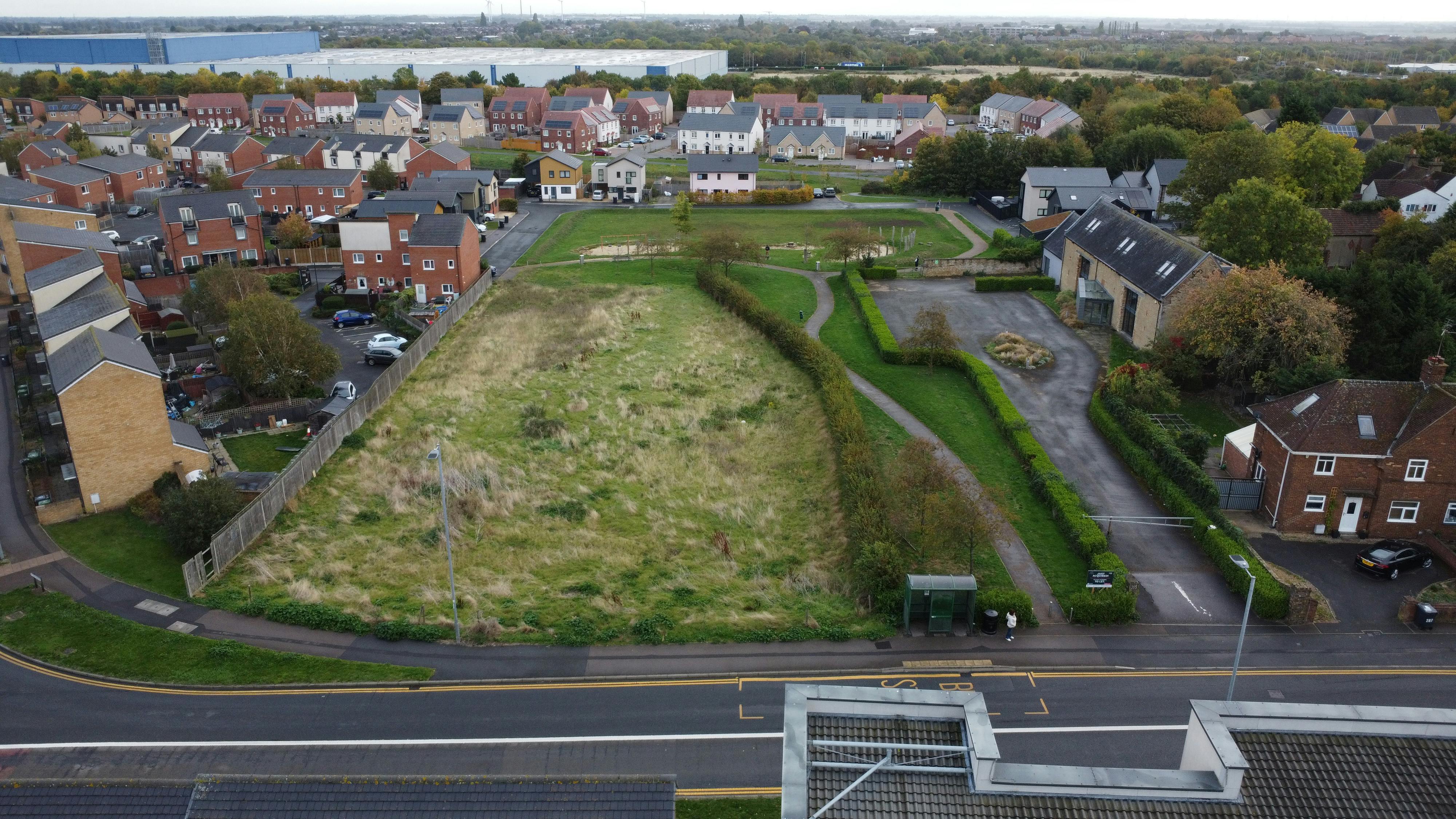 Land Parcel, London Road, Hempsted, Investment / Investment For Sale - DJI_0433.JPG