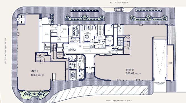 50 William Morris Way, London, F1/D1 / Offices To Let / For Sale - Chelsea Riverview floor plan.PNG