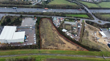 Plot 1, Open Storage Land, Sawtry, Old Great North Road, Sawtry, Open Storage To Let - Plot 1 red line.jpg