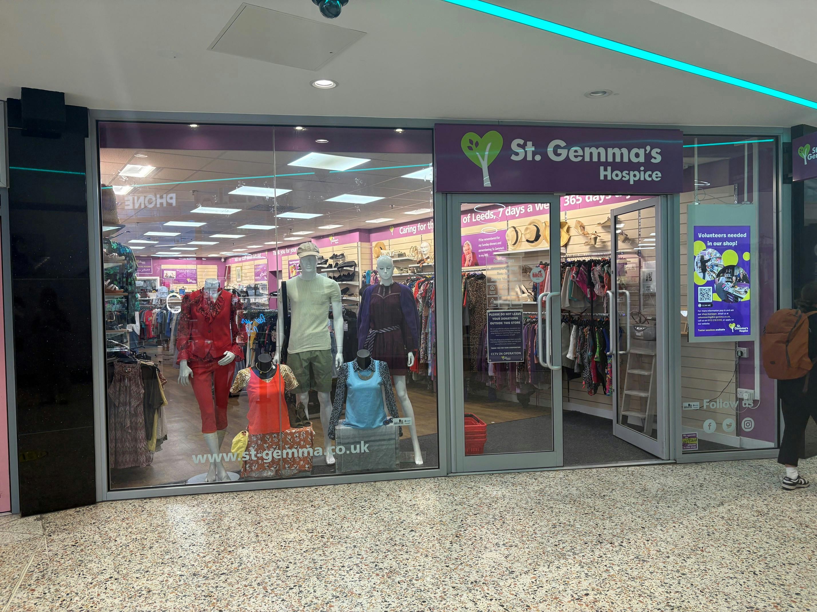Unit 5, Merrion Centre, Leeds, Leisure / Retail To Let - shop front closer.jpg