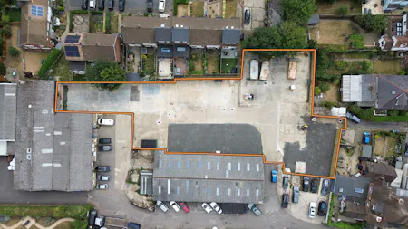 5-7 Reed Industrial Estate, Amersham, Open Storage To Let - Outlined DJI_0138.png
