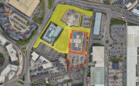2 Leeds City Office Park, Leeds, Office For Sale - 2 LCOP Site Plan Aerial shaded.jpg