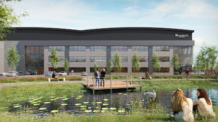 Hillwood Park Northampton, Crow Lane, Northampton, Industrial/Logistics To Let - Pond.jpg