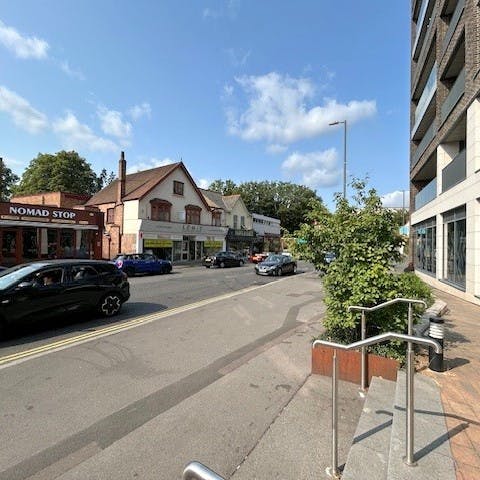 131 High Street, Staines-upon-Thames, Retail To Let - distant street view ii.jpg