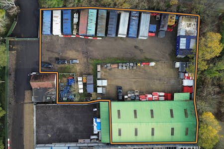 Hillside Yard, Theobalds Park Road, Enfield, Industrial/Logistics / Open Storage To Let - DJI_0510 outlined.jpg