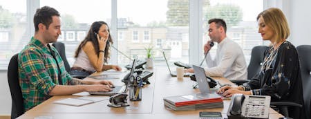 Gable House, Chiswick, Chiswick, Office To Let - _RMP_ARV_CH_IMG5741  Office with people close up.jpg