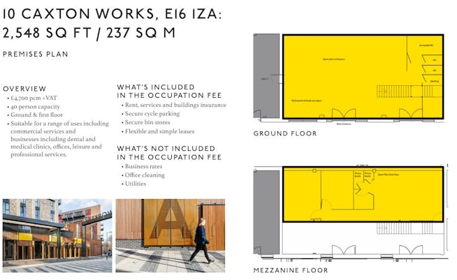 Caxton Works, Hoy Street, London, Leisure / Education / Health & Fitness / Health & Fitness / Offices / Restaurant / Retail / Warehouse & Industrial To Let / For Sale - Caxton Works  Unit 10.jpg