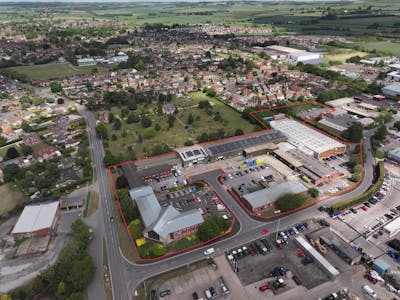 Boston Road Industrial Estate, Holmes Way, Horncastle, Industrial / Office To Let - Map aerial Mortons Media Group Horncastle 280525 (5) Lineated.jpg