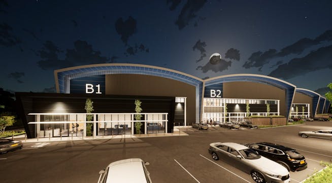 Weybridge Business Park, Addlestone Rd, Weybridge, Development (Land & Buildings) / Warehouse & Industrial To Let - Block B  Night Render.jpg