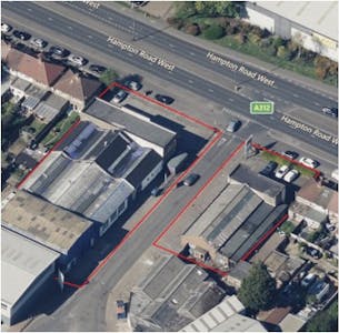 82-88 Hampton Road West, Hanworth, Development / Industrial For Sale - 82-88 Hampton Rd West Aerial.jpg
