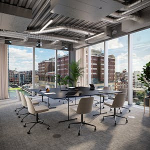 The Point, London, Office To Let - Cat B Meeting room CGI