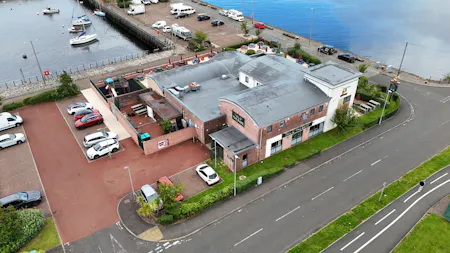 East India Harbour, Greenock, A3 (Restaurants and Cafes) / Commercial Development / E Class restaurant (with extract) / Licensed Premises / Restaurant To Let / For Sale - dji_fly_20260810_142450_0149_1786386074077_photo.jpeg