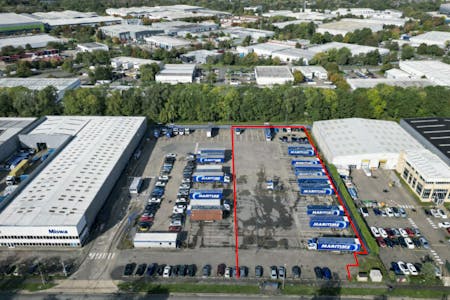 Open storage land, 54 Caswell Road, Northampton, Industrial/Logistics / Open Storage / Industrial / Warehouse To Let - aerial outline.png