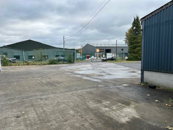 Former Cambrian Pet Food Premises, Church Bank, Llandovery, Industrial To Let - Yard.jpg