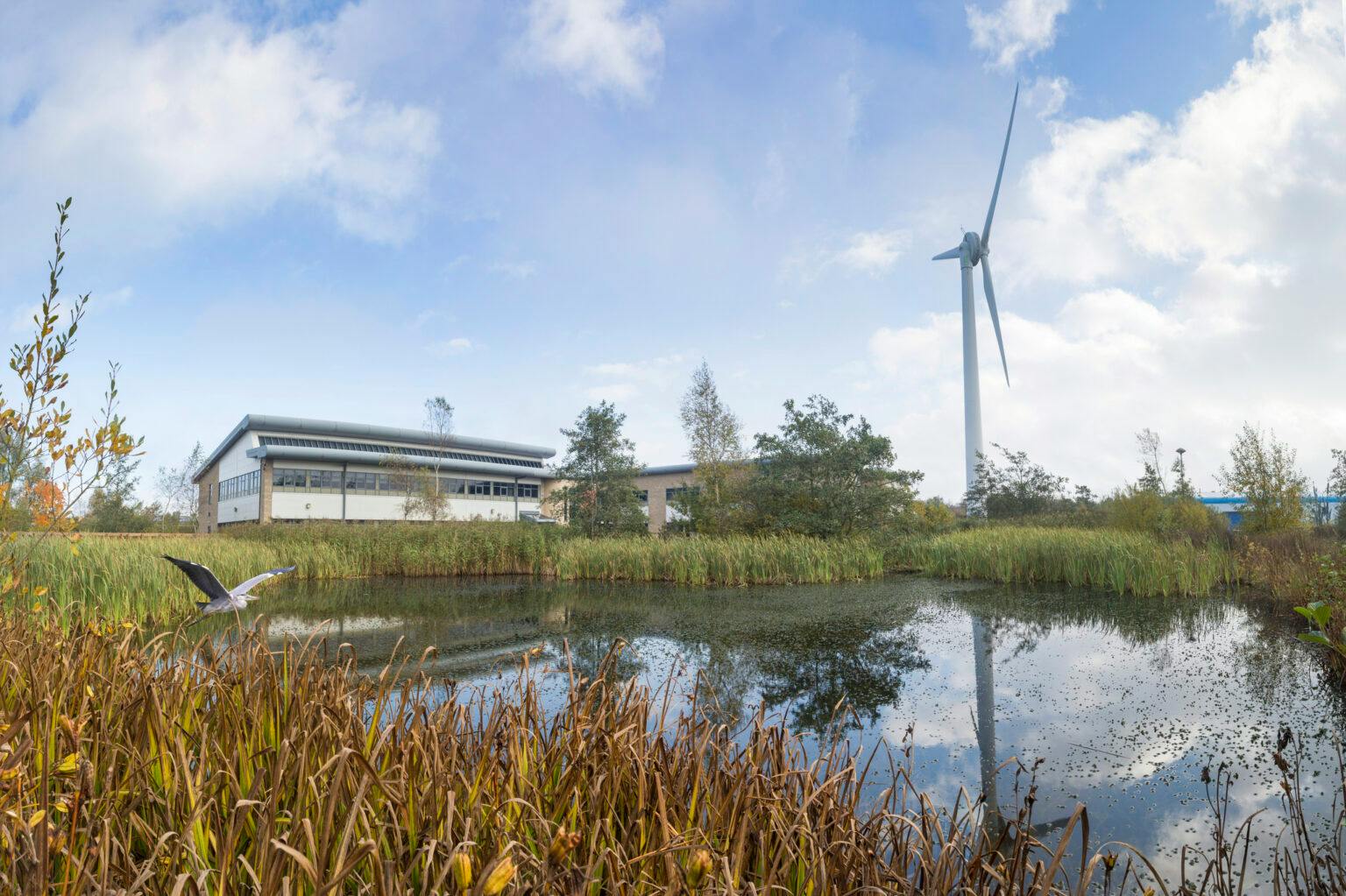 The Greenhouse, Stanley, Offices To Let - Greenhouse-and-pond-with-Heron-1-1536x1023.jpg