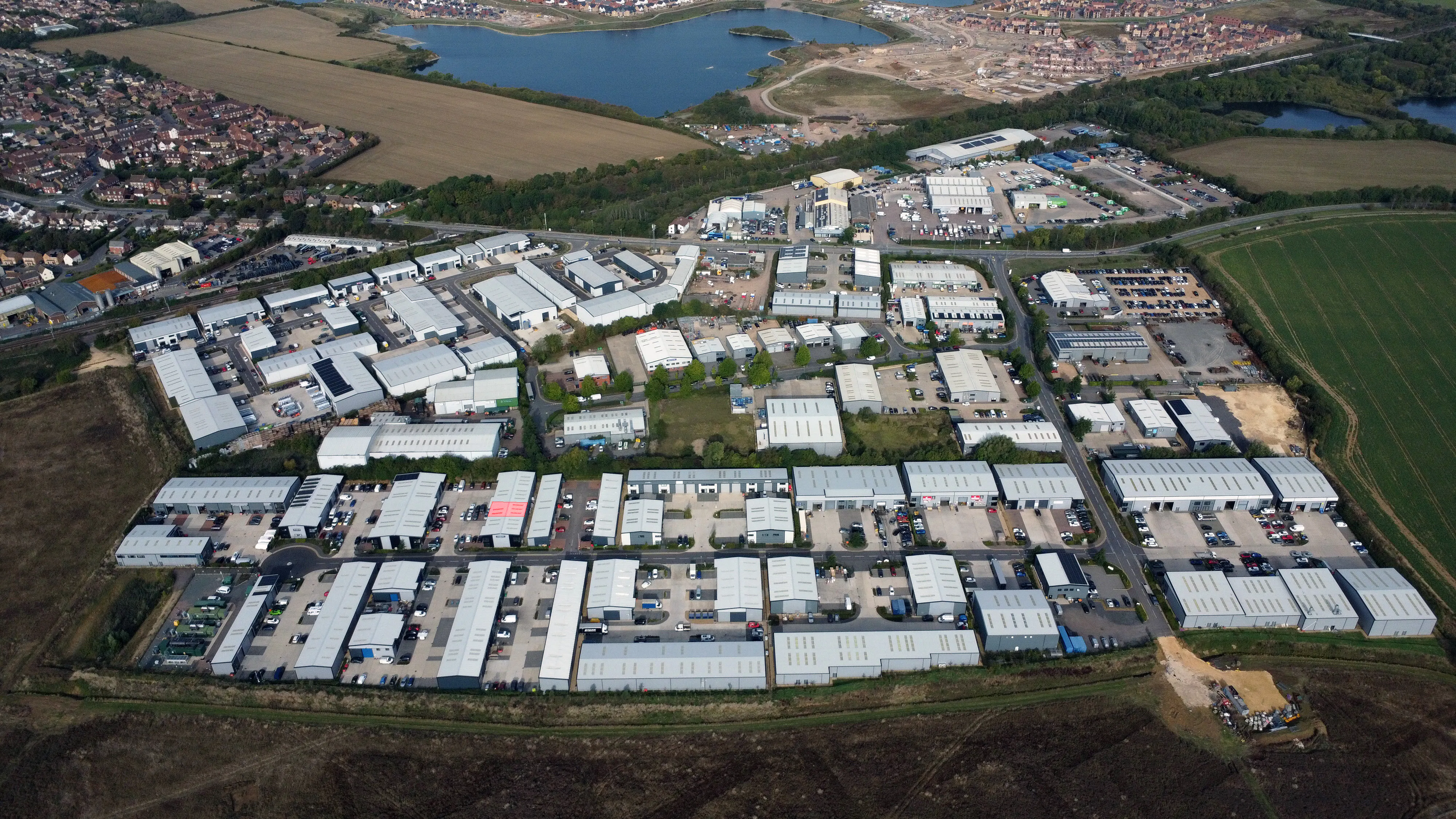 14 Crusader Court, Peterborough For Sale - Crusader Court aerial .jpg