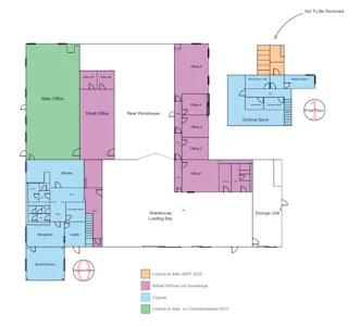 Unit 1, Brookwoods Industrial Estate, Halifax, Industrial/Logistics / Open Storage For Sale - Floor Plan - Not to scale.jpg