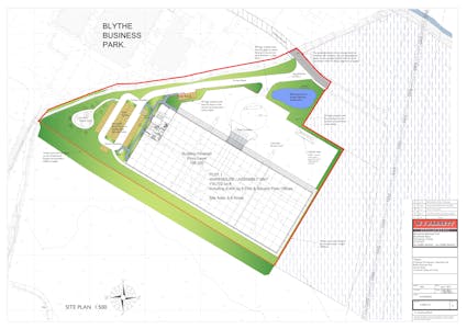 Commercial Development Land, Blythe Business Park, Stoke-on-Trent, Development / Industrial / Industrial/Logistics / Land To Let / For Sale - A082P01 Rev D Plot 1 Site Plan.jpg