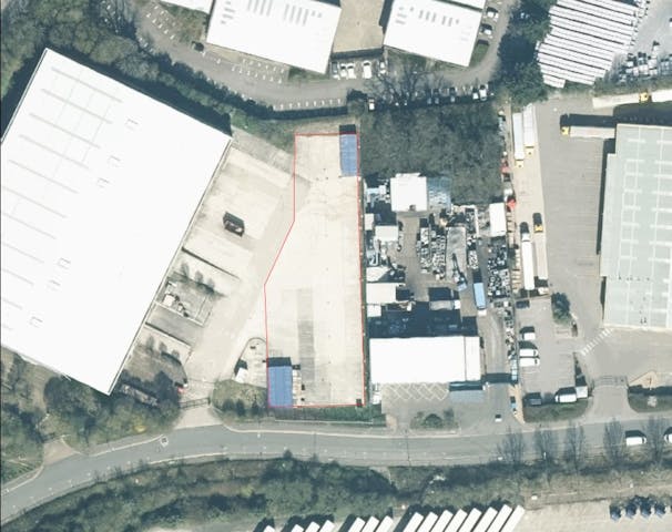 Storage Yard, Thatcham, Open Storage To Let - Aerial Site Photo