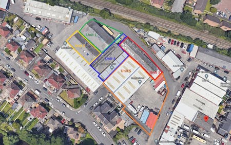 Ely Bridge Industrial Estate, Cardiff, Industrial / Trade Counter For Sale - Unit Map Aerial Photo.jpg