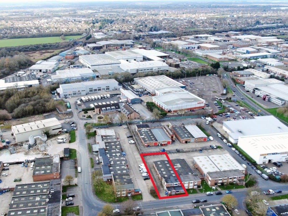 A3 Telford Road, Bicester, Industrial / Trade Counter To Let - A3 Telford Aerial Lined.jpg