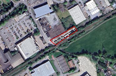 Secure Yard, Newtown, Open Storage To Let - Wern Ddu Lane  Google Aerial View  Marked Up.JPG - More details and enquiries about this property