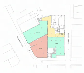 Ground Floor, 177-187 Terminus Road, Eastbourne, A3 (Restaurants and Cafes) / Leisure / Office / Pub / Bar / Club / Retail To Let - Pastel Retail Floorplan Site Map.png