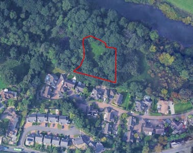 Land at Shelton Roughs, Shrewsbury, Land For Sale - Google aerial marked up  Land at Shelton Roughs.JPG