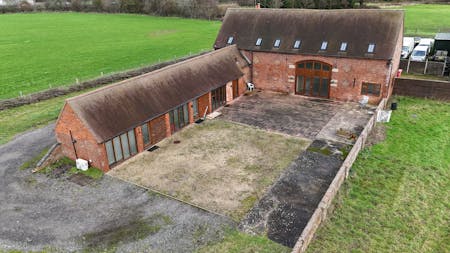 Old Barn Cottage, Warwick, Office To Let - The Old Barn - Aerials-3.jpg