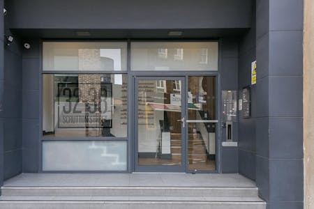 Studio 2, Scrutton Street Studios, 32-38 Scrutton Street, London, Office To Let - 32-38-Scrutton-Street-Shoreditch-EC2A-Flexible-Office-Workspace-To-Let-Entrance1-Dominion.London.jpg