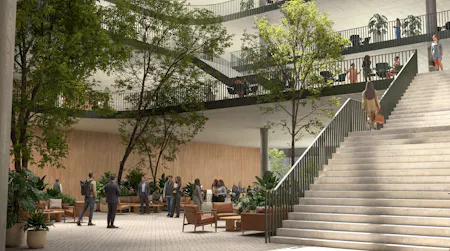 Plot D1, Deal Porters Way, Rotherhithe, London, Office To Let - Interior Atrium - No Logo.jpg