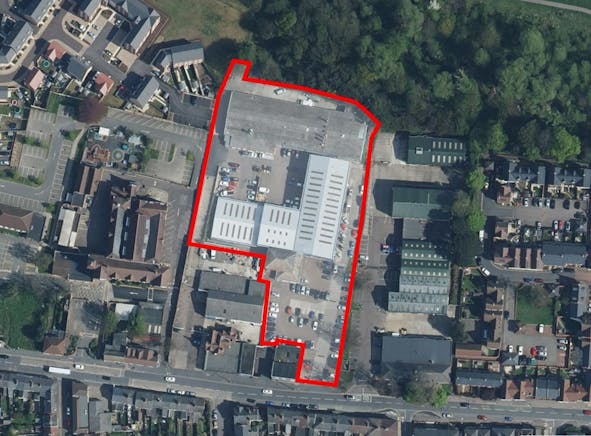 70 Barrack Street, Colchester, Distribution Warehouse To Let - Red line.JPG