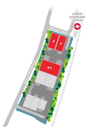 Unit 8 Sydenham Industrial Estate, Kangley Bridge Road, London, Industrial To Let - Units 6-9 Sydenham Industrial Estate  Site Plan.jpg
