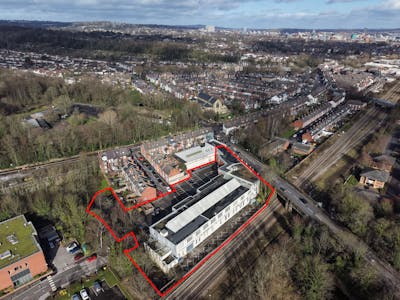South West Centre, Troutbeck Road, Sheffield, Development Land / Development Potential / Residential Development / Residential Conversion / Development Site / Flatlets / HMOs / Investment - Office / Land / Mixed Use / Office / Residential For Sale - DJI_20260222112118_0783+line.jpg