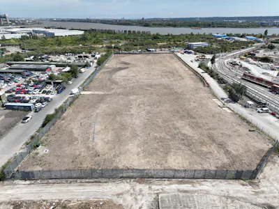 Plot 7 Beckton Gas Works, Armada Way, London, Open Storage To Let - DJI_20260711135016_0014_V.JPG