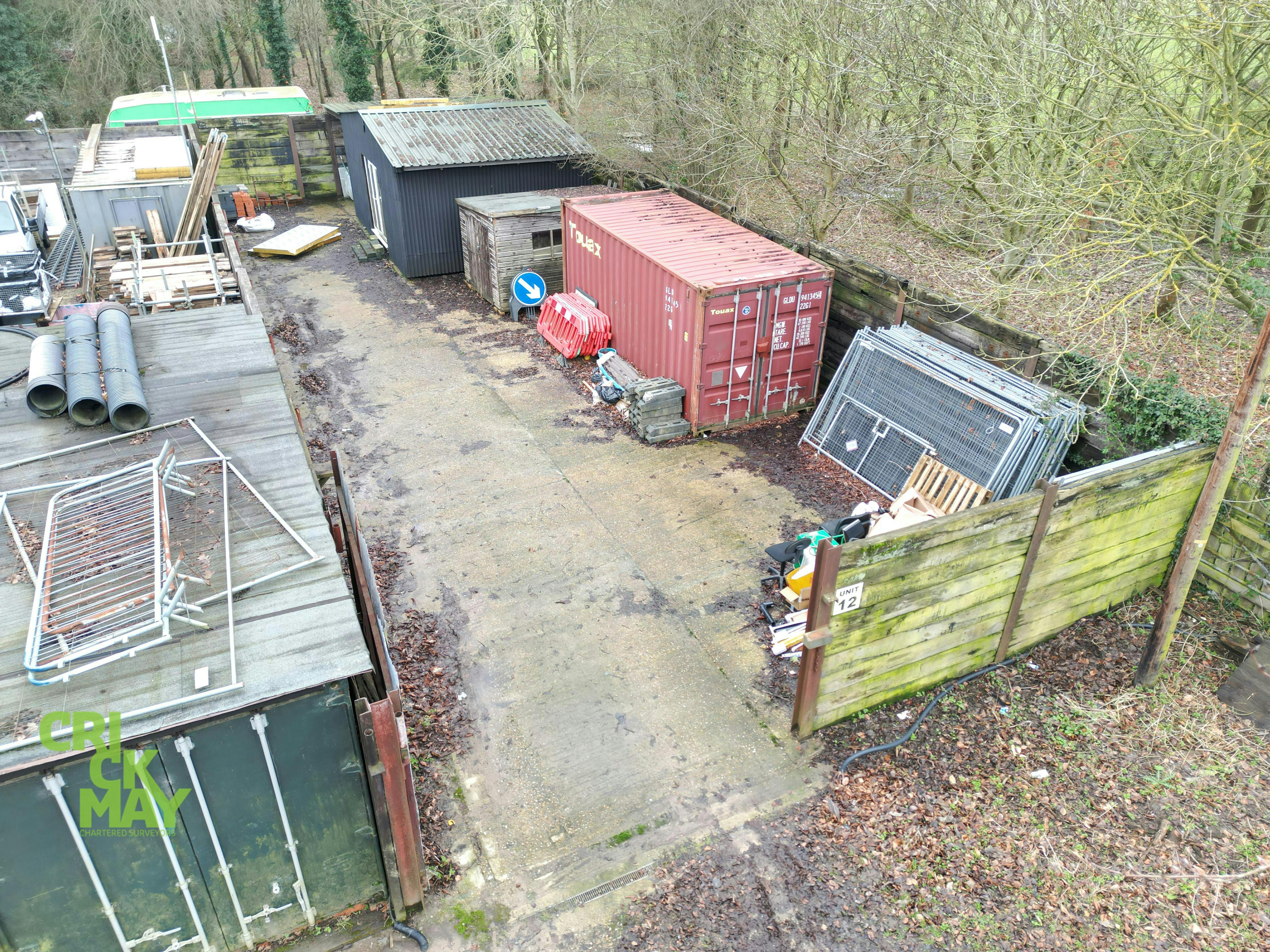 Unit 12, Paynes Place Farm, Burgess Hill, Land - Open Storage To Let - Drone.jpg
