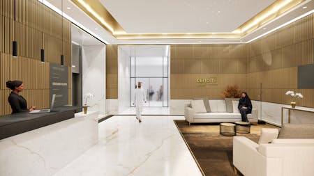 Westfield Riyadh, Riyadh, Office To Let - JR_GF TYPICAL OFFICE LOBBY04.jpg