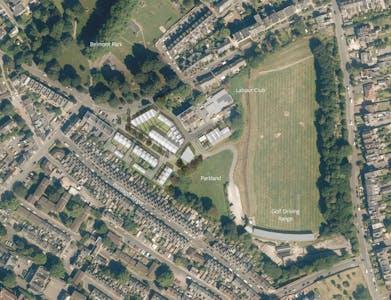 Clifton Hill Sports Centre, Exeter, Development Land / Residential Development / Residential / Office For Sale - Clifton Hill  Illustrative Layout in Context.jpg