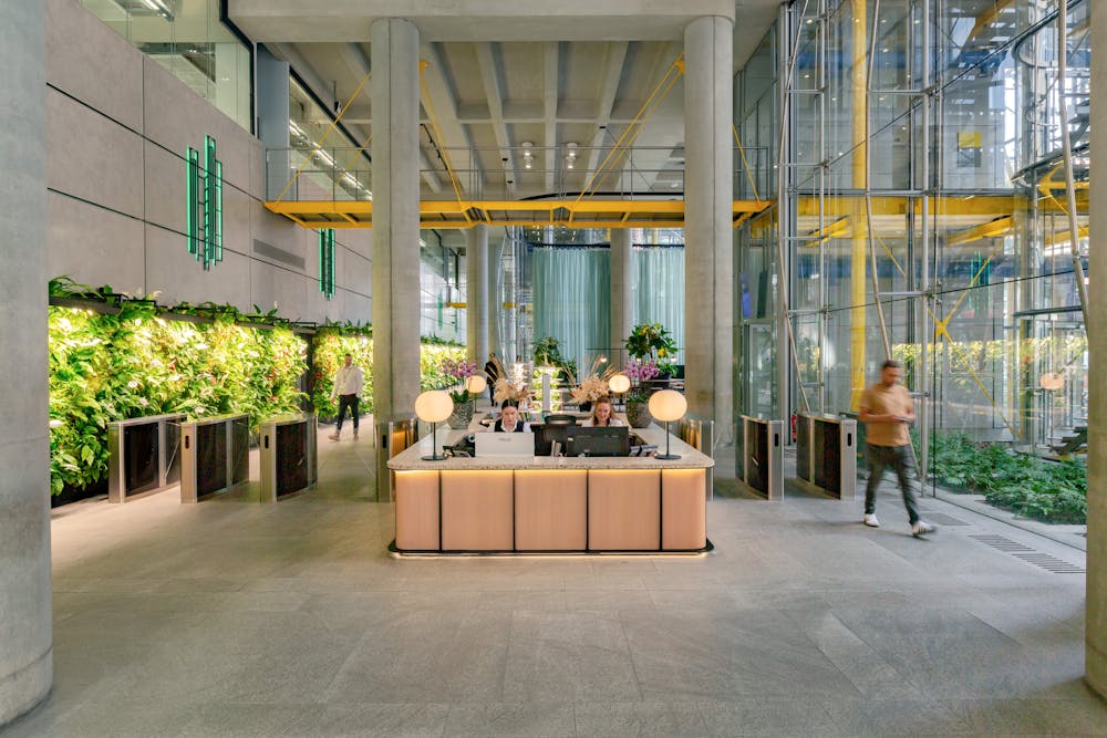 88 Wood Street - Building reception