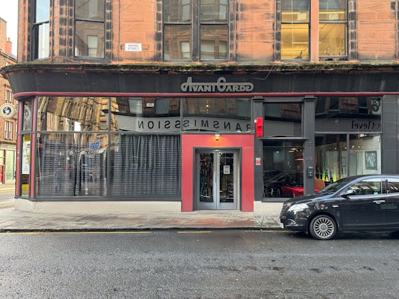 Avant Garde Music Bar & Restaurant, 34-44 King Street, Glasgow For Sale - Exterior Shopped.png