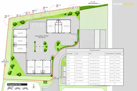 Brand New Warehouse Units, Sleaford, Industrial / Warehouse For Sale - Site plan with accommodation Schedule v5.jpg