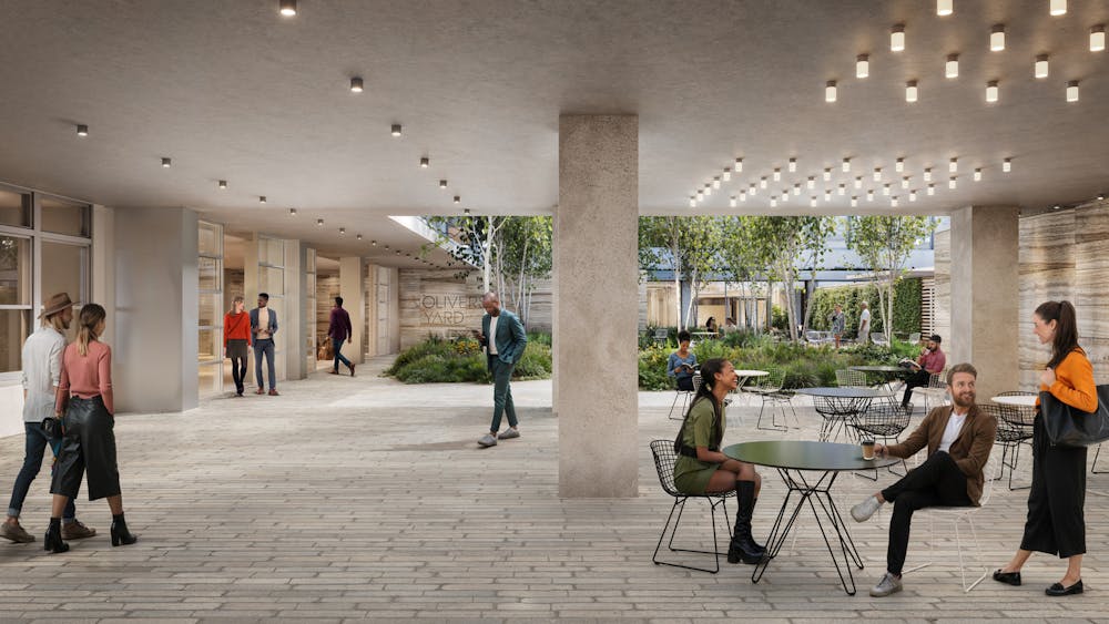 1 Oliver's Yard, London, Office To Let - Communal Courtyard