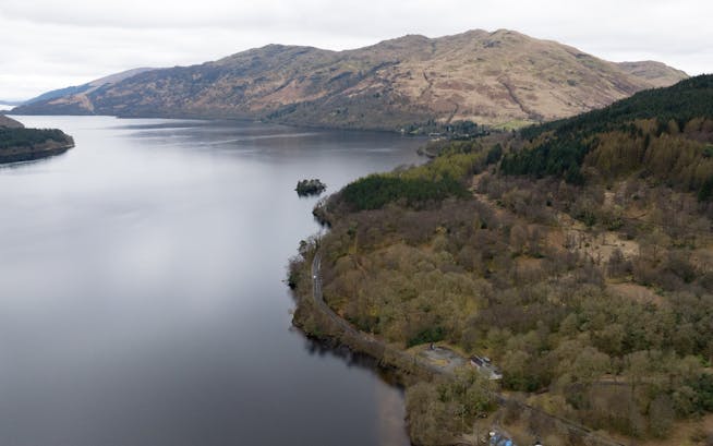 Land Development Opportunity, Former Bonnie Braes Cafe, Arrochar, Loch Lomond For Sale - DJI_0366.JPG