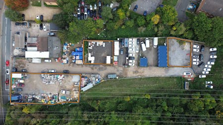 Land On The South Side Of Bushey Hall Road, Bushey, Open Storage To Let - DJI_0386 outlined 1.jpg