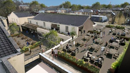 First Floor - Unit 12/14 Westway Shopping Centre, Frome, Leisure / Retail To Let - Aerial V2.jpg