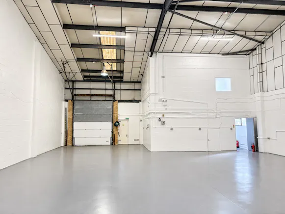 7 Harold Close, Harlow, Industrial To Let - Warehouse and shutter.jpg