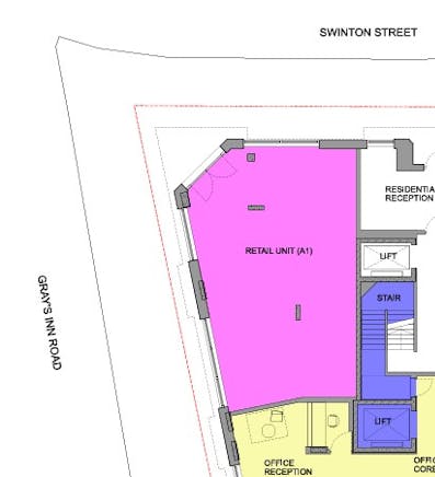 Acorn House, 314-320 Gray's Inn Road, London, Retail To Let - Acorn House, 314 - 320 Gray's Inn Road, London WC1X 8DP - floor plan.jpg
