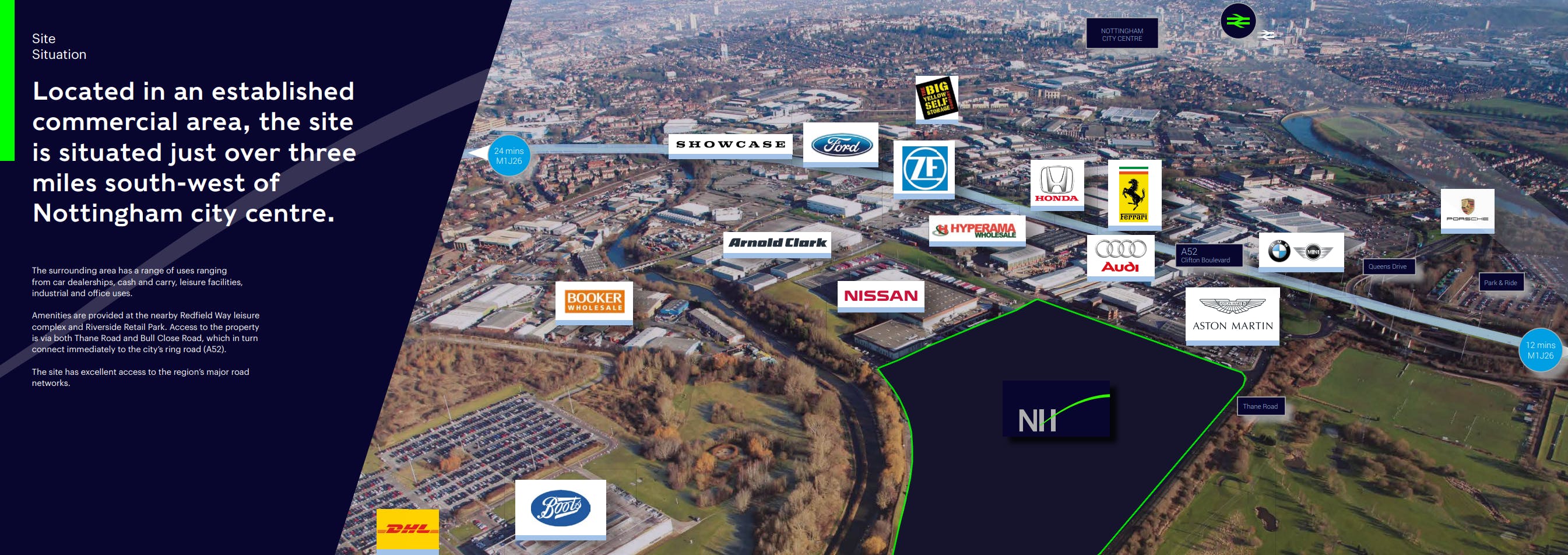 New Horizon Thane Road Nottingham Distribution Warehouse To Let M1 Agency As